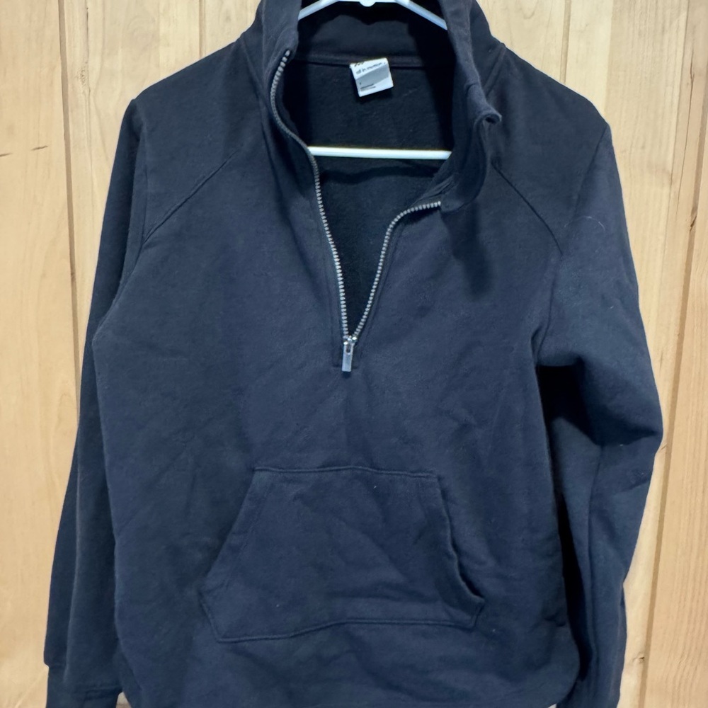 All in Motion Black Half-Zip Sweatshirt